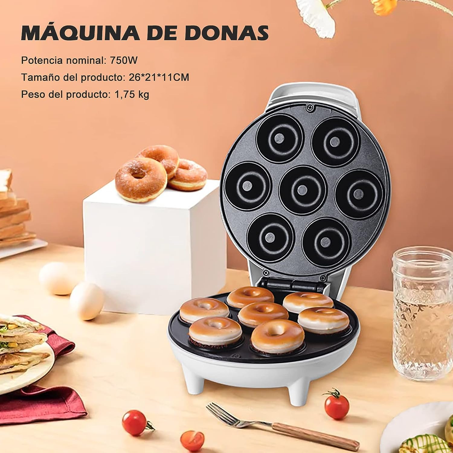 Miniatura 4 de Maquina De Donas Mini Donut Maker